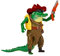 TEENAGE MUTANT NINJA Turtles 38744 Splinter Leatherhead Basic Figure