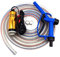 Ghzste Kit de Bomba de Transporte de 12 V con mangueras de Boquilla, Bomba transportadora de Combustible de 30 l/min, Bomba transportadora portátil de Aceite de Combustible y líquido