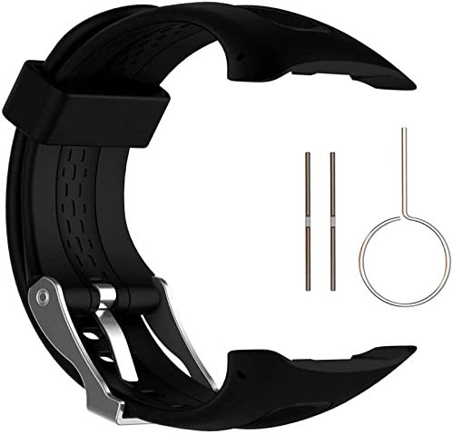 ANUTE Uhrenarmband passend for Garmin Forerunner 10 15 GPS Sportuhr weiches Silikon klein groß Ersatzarmband Forerunner 10 15 (Color : J, Size : L Size)