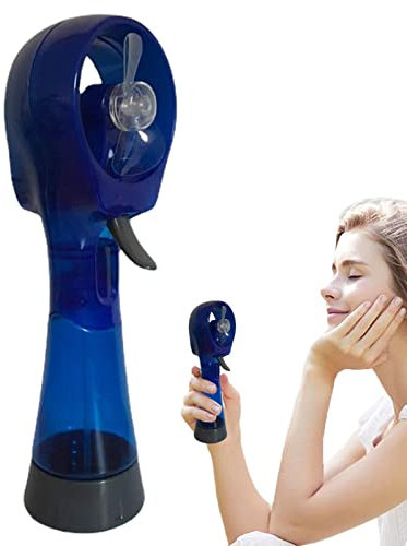 PASSI pulvérisation portable à main – Petit ventilateur | Ventilateur brumisateur d'eau portable alimenté par piles | Mini refroidissement pour bouteille d'air | Mini