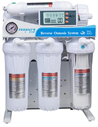 EBAYTV Aquariumfilter 800 GPD Level 5 Filterung RO Umkehrosmoseanlage Filtersystem Aquarium Filtersystem Smart Auto Water Purifier