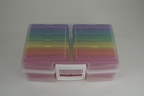 TimeTEX - Farb-Boxen-Set im Koffer | Transparente Aufbewahrungsboxen für Materialien und Unterlagen | Praktisches Ordnungs- und Farbleitsystem für Schule und Büro.