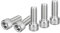 DTGN 5/16-18X7/8(Dxh) Vis À Tête Cylindrique À Six Pans Creux - Lot De 20 - Idéal Pour Les Fixations De Meubles - Filetage Complet - Vis À Tête Ronde En Acier Inoxydable 304, Argenté