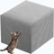 Hockerbezug Quadratisch/Rund 40x40/45x45/50x50cm Gray Stretch Ottoman Bezug Jacquard Velvet Fußhocker Bezug Luxuriöser Hockerabdeckung Waschbar Hocker Protector (Color : A32, Size : 45x45cm/18x18)