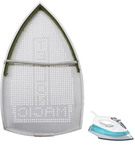 Protector de Placa de Planchado,Protector de Placa de Hierro Antiadherente,Cubierta de Aluminio para Zapatos de Hierro,Suela Protectora para Plancha,228 * 123 mm para planchar y proteger telas y ropa