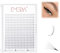 10D Volumen wimpern Extensions M Curl 0,05mm Mixed 8-14mm Eyeliner-Effekte lash Extensions Katzenauge Fuchswimpern-Styling 10D M L+ Curl Russische Cluster Wimpern Extensions (10D 0,05-M curl-mix)