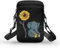 WELLFLYHOM Handy-Geldbörse für Damen, Umhängetasche, Segeltuch, Kuriertasche, Reisebrieftasche, Sonnenblumen-Elefant, Einheitsgröße