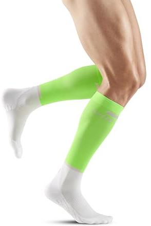 CEP - Laufsocken mit Kompression für Herren, The Run 4.0 Tall Socks, Sportsocken, Größe IV/L / 42-45, green/white