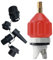 WOUMON Adattatore per Pompa per Valvola SUP, Adattatore Compressore SUP per Barca a Remi Gonfiabile, Kayak,Tavole da Paddle (Arancione)