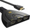 ZISONIX Switch HDMI 4K, Commutateur HDMI 3 Entrées 1 Sortie avec Câble Haute Vitesse, Compatible avec TV, Fire Stick, Xbox, PS5, PS4, Blu-Ray, DVD, PC, Roku