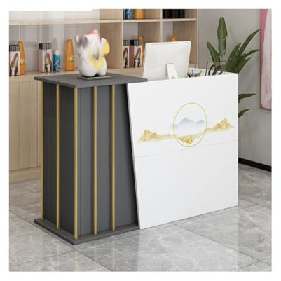 Rezeptionstheke, moderner Supermarkt, Lebensmittelgeschäft, Hotel, kleine Bar, Schönheitssalon, Bekleidungsgeschäft, Kassierer, Rezeption, Kassenzähler – Multifunktions-Theke