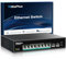 Switch PoE no administrado de 10 Puertos y 2.5Gb con 8 Puertos PoE Base-T de 2.5Gb, 2 Enlaces ascendentes SFP+ de 10Gb, 802.3af/at (PoE+), Switch PoE GigaPlus para NAS/PC de 2.5Gb, enrutador WiFi6
