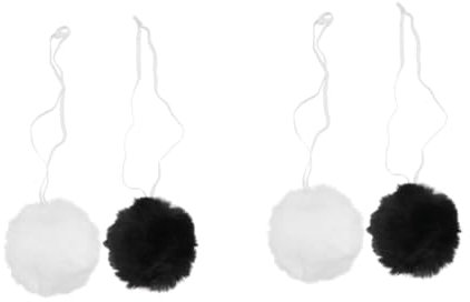 GALPADA 4stücke Plüschkaninchen Kostümzubehör Für Cosplay Und Karneval Flauschige -requisiten Für Partys Und Auftritte Mit Elastischen Bändern