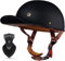 Labzaa Halb offener Motorradhelm Vintage Open Face Helm Retro Motorrad Half Shell Helm Männer und Frauen DOT/ECE-zugelassener Baseball Cap Style Helm Bike Cruiser Chopper Moped Scooter ATV Helme D XL