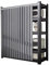 Aocet Schrankvorhang für Küche, Staubdichter Vorhang für Offenes Regal, Regal Vorhang mit Gleitschiene, Schrank Vorhang zum Schieben - Selbstklebend, Wasserdicht, Anpassbar(Gray,Cabinet W80xH100cm)
