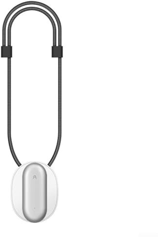Magnetic Chest Mount, Magnet Body Mounts POV Selfie Holder Attach Accessories For PLAUD Note Pin AI Wearable Case Magnetic Lanyard Bracket (White)