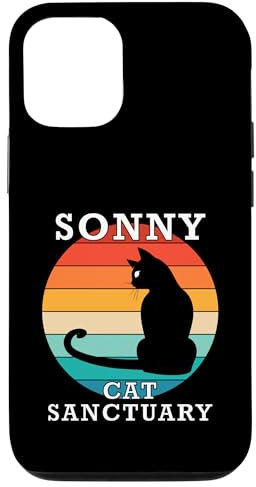 Sonny Cat Sanctuary Group Familia Reunión Nombre Carcasa para iPhone 12/12 Pro