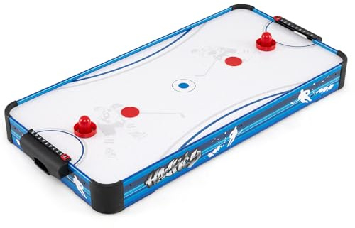 COSTWAY Tavolo da Air Hockey con 12V Motore Potente per Bambini e Adulti