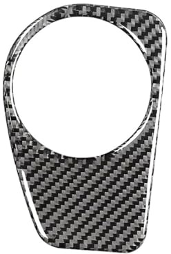 Innenraum Aufkleber Für Golf 7 Für Gti Mk7 2013-2019 Carbon Faser Auto Scheinwerfer Schalter Dekoration Rahmen Abdeckung Trim Aufkleber Kohlefaser Innenbereich(Style B,For Left-hand drive)