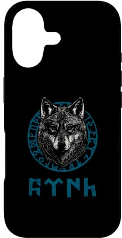 Hülle für iPhone 17 Türk Style - Bozkurt (Wolf) Ornament Göktürk Design