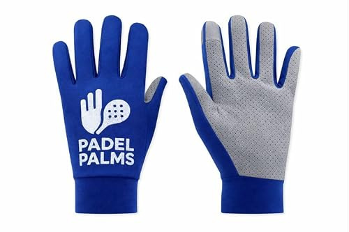 Padel Palms Sport Activity Gloves, In Court Blue, With Added Grip Enhancement and Breathability Available in 3 sizes
