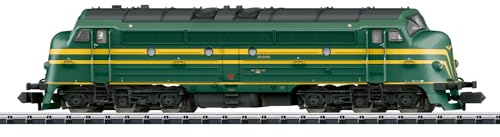 Minitrix 16962 Diesellokomotive Serie 204 Spur N (1:160) – Digitallok mit Sound, mfx & DCC Decoder, Metalldruckguss, LED-Beleuchtung, Epoche III Modelleisenbahn