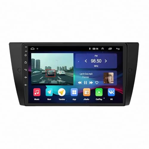Car Radio per BMW E90 E91 E92 E93 2006-2012 Android 15 9 Pollici Touch Screen Fm Bluetooth Usb Wifi Per, 4 Core 4G+64G