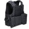 Milaloko Tactical Vest, Amphibious Tactical Military MOLLE Vest Combat Army Camouflage Storm plate carrier vest (Black)