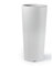 VECA Grand pot rond « Cloud » – Pots de fleurs et jardinières de qualité supérieure – Blanc – 65 cm de haut x 30 cm de diamètre