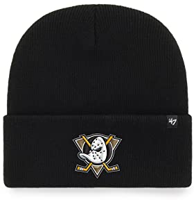 '47 Brand Beanie Anaheim Ducks H-HYMKR25ACE-BKC Schwarz, Size:OneSize