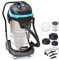 BAUTEC Profi-Industriesauger 100 Liter 3.400 Watt + 3 Saugschläuche (3+5+10m Länge) - Nass-Trocken-Sauger - Industriestaubsauger