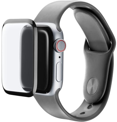 Cellularline - Impact Glass Watch - Apple Watch 41 mm - extrem flexibel und resistent - transparentes Hybridglas