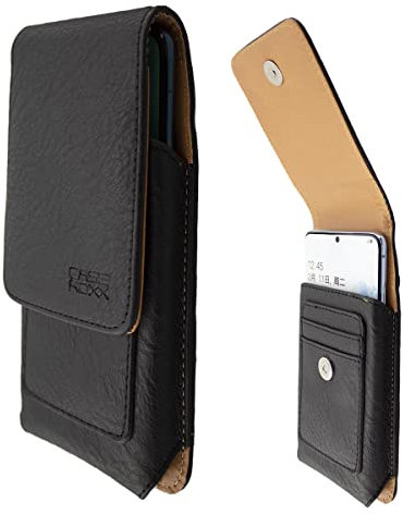 caseroxx Handy Outdoor Tasche passend für Vivo IQOO 10 mit abnehmbaren und drehbaren Gürtelclip in schwarz