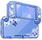 DLseego Schutzhülle Kompatibel mit Switch Lite, Hart PC Slim Durchsichtige Hülle Cover, Stoßfest rutschfest Zubehör für Switch Lite,Schmetterling