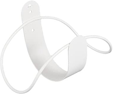 Colcolo Wasserschlauchaufhänger, Schlauchhalter, Schlauchständer für den Außenbereich, an der montierte Schlauchhaken, Schlauchhalterung für Hinterhof, Weiß