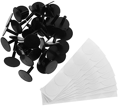 Beatifufu Schwarzes Dekor 40 Stück Kunststoff-Display-Ständer Kunststoff-Ständer Kunststoff-Enten Enten-Deko-Ständer Präsentationsregal Dekore Display-Ständer Dekorieren Dekorativer Rahmen