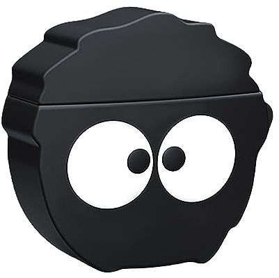 GIOPUEY Hülle Kompatibel mit Bose QuietComfort Earbuds II/Ultra Earbuds (2023), Niedlich Spaß Cartoon Silikon TPU Schutzhülle mit Schlüsselbundhaken Case Cover - Briquette