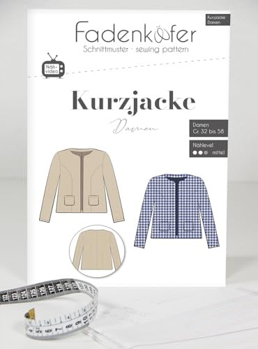 Papierschnittmuster Kurzjacke Damen