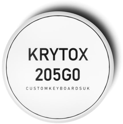 CustomKeyboardsUK Krytox 205g0 GPL Keyboard Lube (5g) - Mechanical Switch High Performance PTFE Grease Rubber Seal Lubricant Kit With Applicator Brush