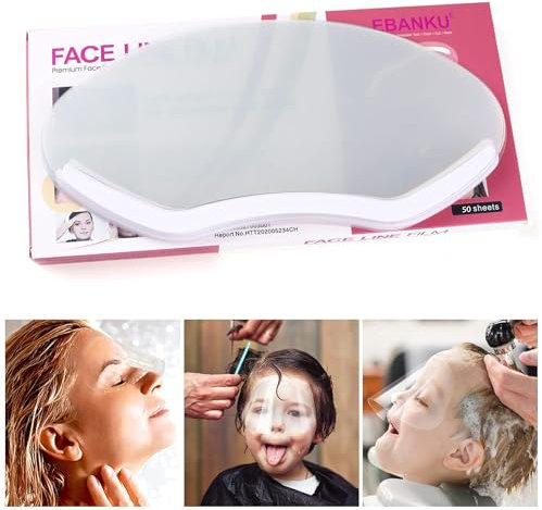 Microblading Permanent Make-up Dusch-Gesichtsschutzvisiere, Einweg-Gesichtsschutz für Haarspray, Salonbedarf und Wimpernverlängerungen, Nachsorge nach Augenlidoperationen (50pcs)