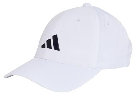 adidas Unisex Bball Cap LT EMB New Logo, White/Black, XS