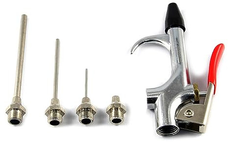 Set Blowing Dust Guns Air-Compressor Blow Guns Inflation Needle Spray Blower Cleaning Accessories for Home Car Wash Air-Compressor Blow Guns Tool Kit Inflation Needle Blowing Dust Guns