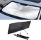 BFJXZA Parasol Parabrisas Coche para Citroen C1 C2 C3 C4 C5 C5X C6 C8 DS3 DS4 DS5 Ventana Delantera Parasol Paraguas Reflector Plegable Protección UV Aislamiento Térmico