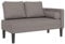 vidaXL Chaiselongue, Indoor Lounge Sofa mit Kissen, Gepolsterte Recamiere für Wohnzimmer Schlafzimmer Büro, Relaxliege Couch, Taupe Stoff