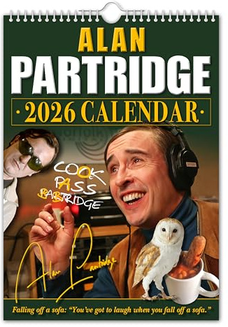 The Calendar King Alan Partridge Wandkalender 2025, A4
