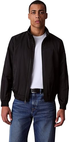 Calvin Klein Herren Übergangsjacke Padded Harrington mit Stehkragen