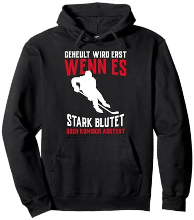 Eishockey Geschenk für Herren Damen Icehockey Eis Hockey Pullover Hoodie