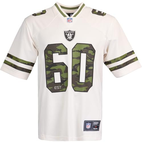 Fanatics NFL Team Camo Jersey Trikot (DE/NL/SE/PL, Alphanumerisch, L, Regular, Regular, Raiders)