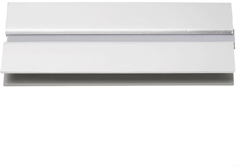 Uwithdanceme Küchensockelleiste, Verbindungsstück, Sockelleiste, Verbindungsstück, flexibler Eckadapter, Schrank, Sockelleiste, Übergang, silberfarbenes Aluminium (360°-15 cm)