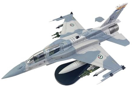 ZHRDWE Avion Jouet avec 1/72 pour Classic Metal F-16F (avec Support) Peinture Camouflage Alliage Moulé Modèle d'avion Réplique Collection Avions Militaires Présentoir Cadeau